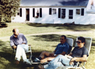 Gregory Mosher, Pierre Laville et David Mamet, un été au Vermont, USA